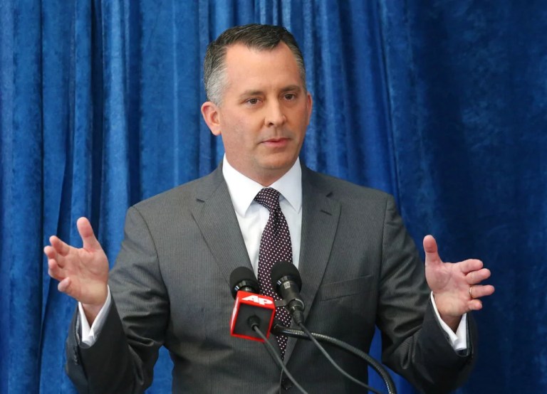 Florida GOP congressman David Jolly speaks during a pre-legislative news conference, Wednesday, Oct. 14, 2015, in Tallahassee, Florida.