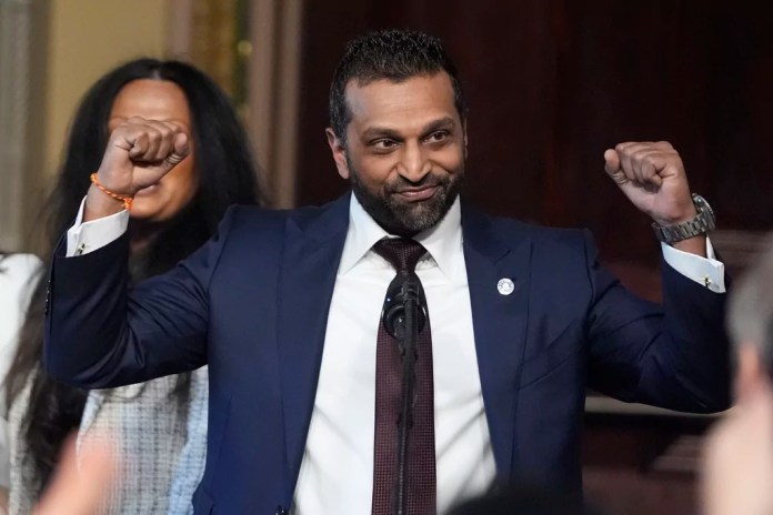 Kash Patel, President Donald Trump's new director of the FBI