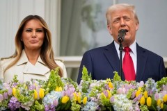 Trump vows to ‘bring religion back’ at White House Easter Egg Roll