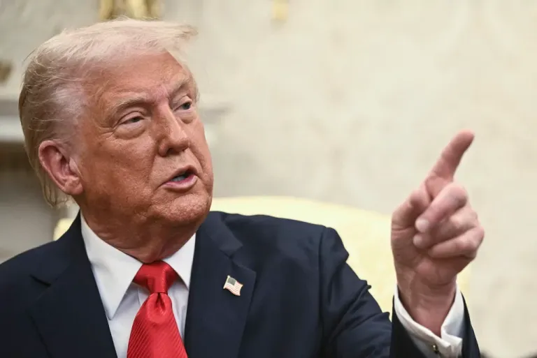 President Donald Trump speaks during a meeting with El Salvador's President, Nayib Bukele, in the Oval Office of the White House in Washington, Monday, April 14, 2025.