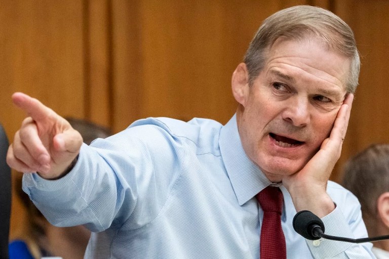 House Judiciary Committee Chair Rep. Jim Jordan (R-OH) speaks during a hearing, June 4, 2024, on Capitol Hill in Washington.