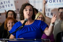 Katie Porter stuck in waiting game in California governor’s race