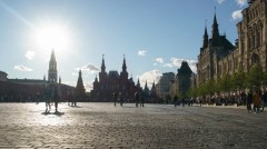 Under siege, Russia cuts military parade and internet