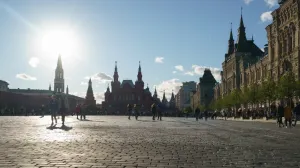Under siege, Russia cuts military parade and internet