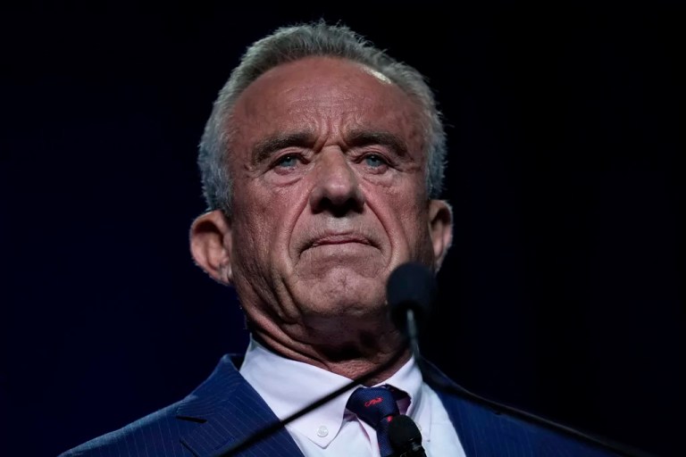 Health and Human Services Secretary Robert F. Kennedy Jr. speaks at the Rx and Illicit drug Summit, Thursday, April 24, 2025, in Nashville, Tenn.