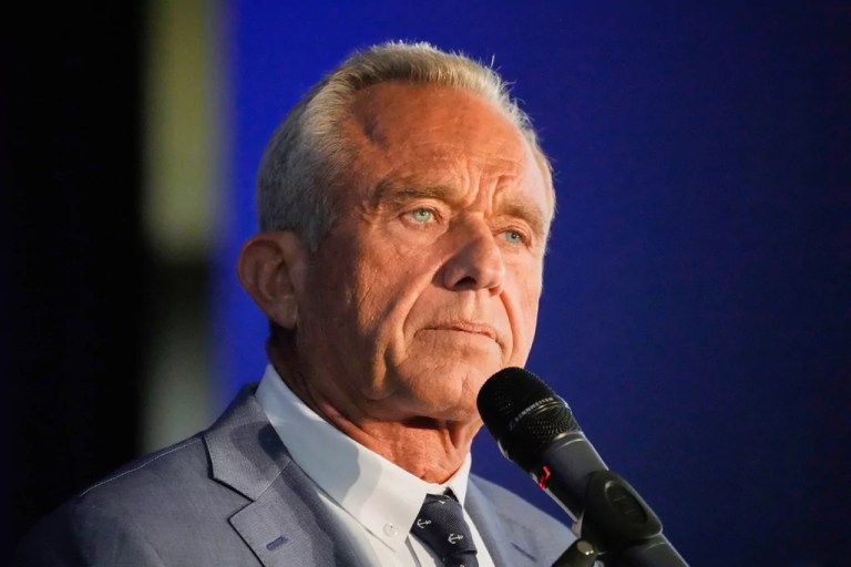 Health and Human Services Secretary Robert F. Kennedy Jr. speaks during an event announcing proposed changes to SNAP and food dye legislation, Friday, March 28, 2025, in Martinsburg, W. Va.