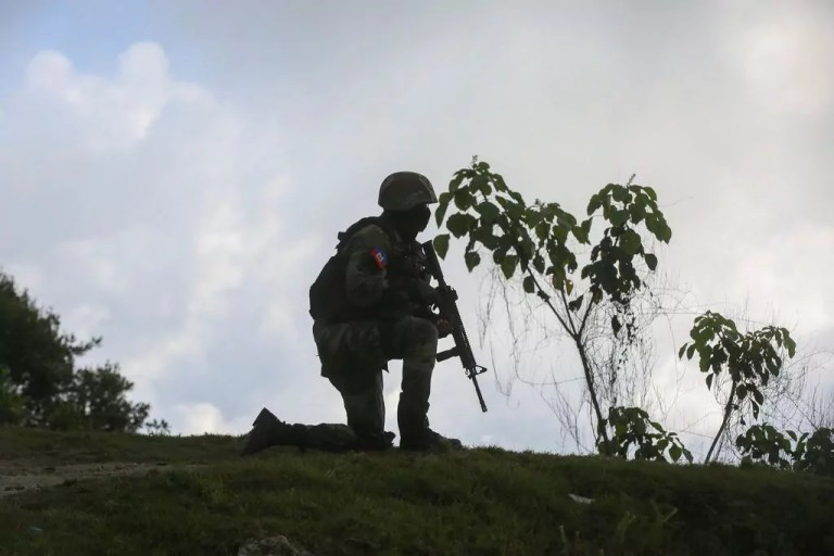 Three Haitian soldiers warring with gangs slain outside of Port-au-Prince