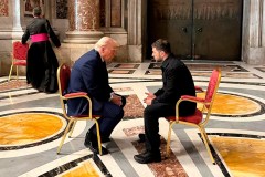 Trump and Biden sit rows apart, president meets with Zelensky: Pope Francis funeral takeaways