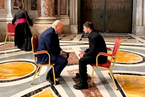 Trump and Biden sit rows apart, president meets with Zelensky: Pope Francis funeral takeaways