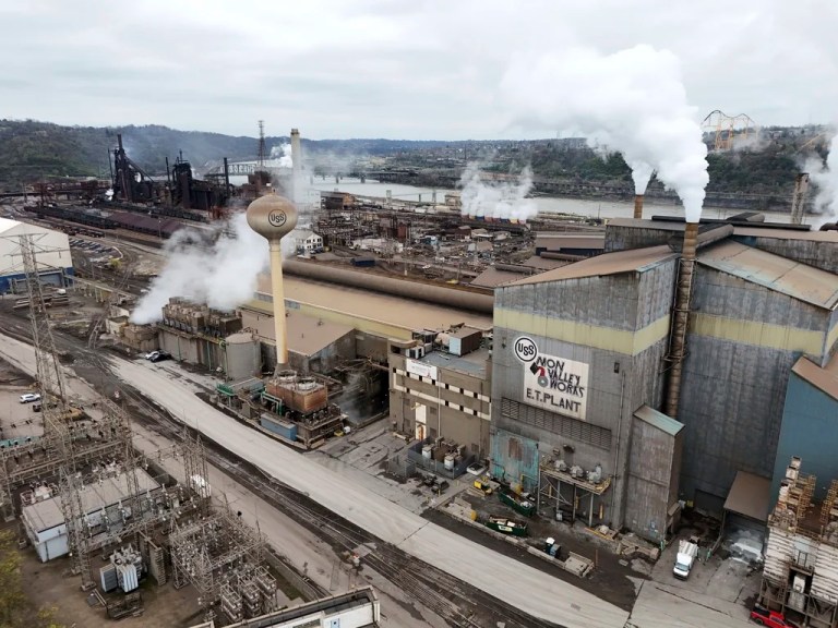As he visits US Steel, President Donald Trump believes his economic approach is working.