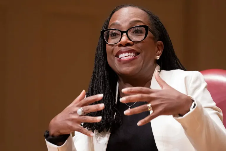 Supreme Court Justice Ketanji Brown Jackson.