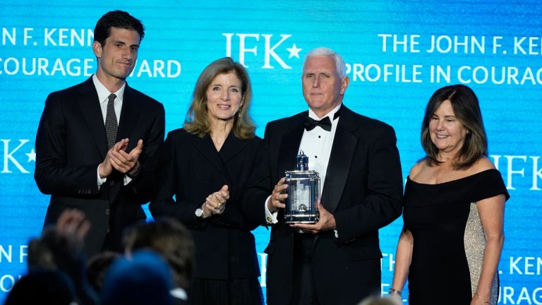 Pence given the Profile in Courage Award