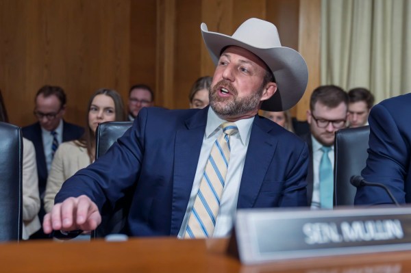 Markwayne Mullin sidesteps impacts of tariffs by pointing to US feud with China