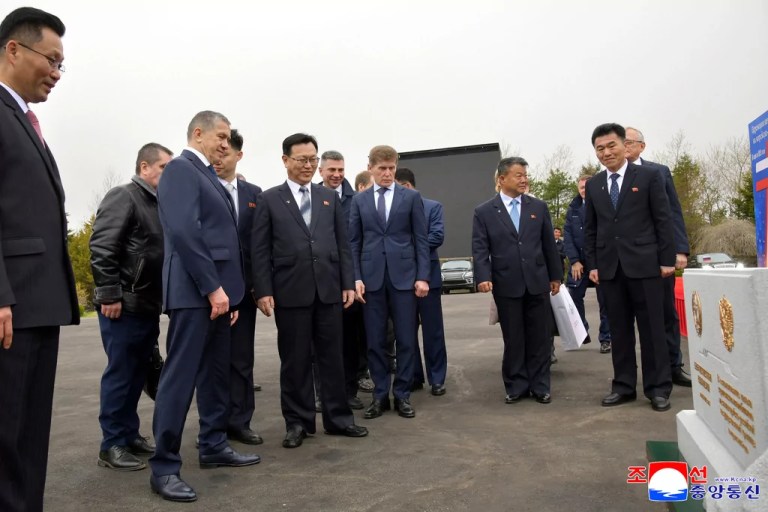 Russia and North Korea foster growing relationship with construction of road connection