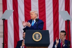 Trump honors fallen troops and Gold Star families at Arlington National Cemetery