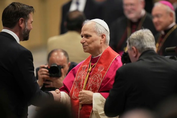 Vance meets Pope Leo XIV in Vatican City for inauguration mass
