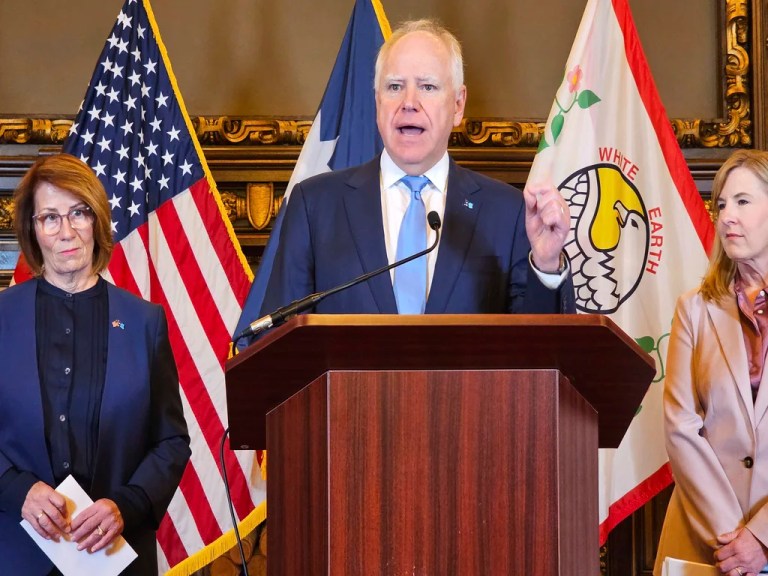 Walz calls Trump a ‘tyrant’ who is trampling Americans’ rights and violating the rule of law