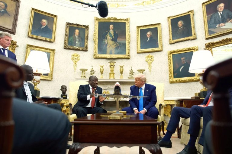 President Donald Trump, a former reality TV producer, has reimagined foreign leader visits to the White House, using the usually buttoned-up bilateral talks as opportunities to hijack media coverage on his own terms.