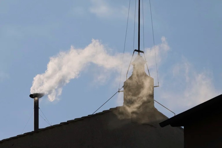 White smoke show new pope is elected