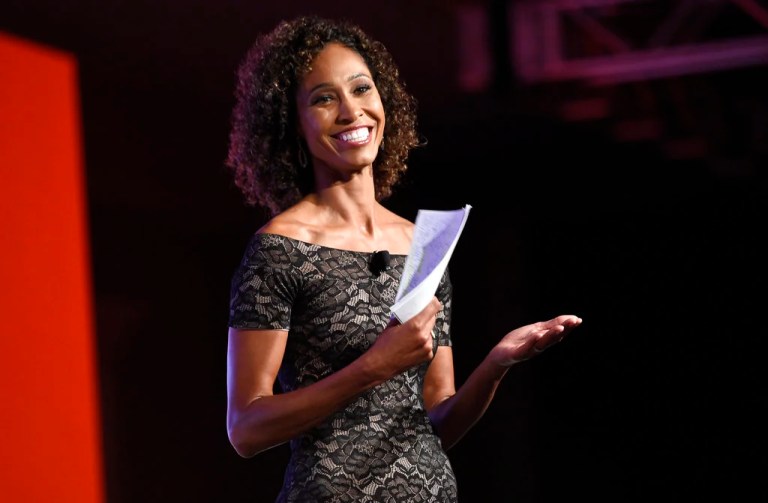 age Steele speaks at the 15th annual High School Athlete of the Year Awards at the Ritz-Carlton hote