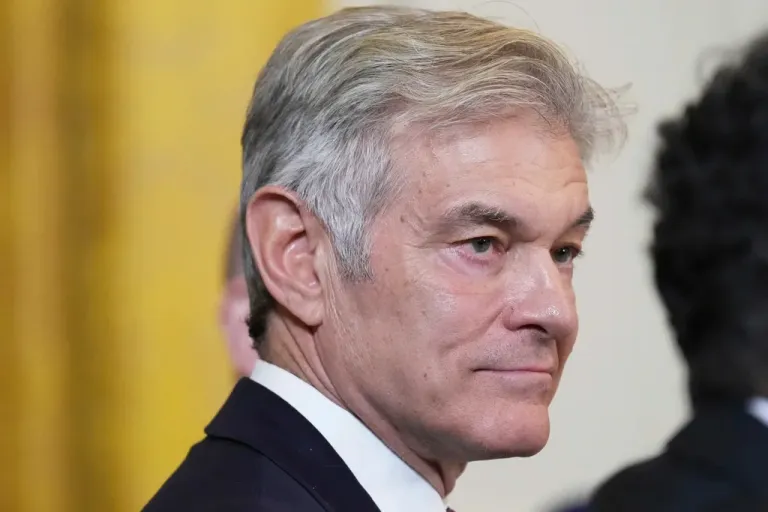 Dr. Mehmet Oz, administrator of the Centers for Medicare & Medicaid Services, attends a Make America Healthy Again Commission Event in the East Room of the White House, Thursday, May 22, 2025, in Washington.