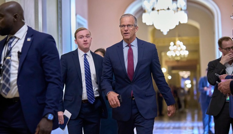 Thune sends senators sprinting with new voting stop clock
