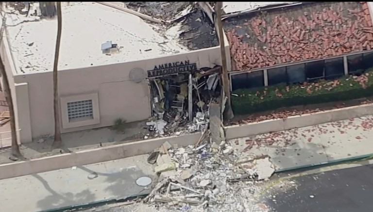 Man accused of supplying materials for bombs targeting California fertility clinic dies in custody