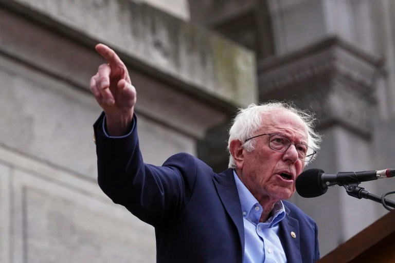 Bernie Sanders calls out high spending in NYC mayoral race as Bloomberg unloads cash