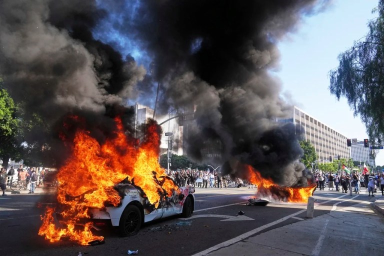 Los Angeles riots — violent disorder organized by the revolutionary Left