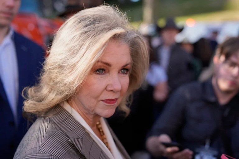 Sen. Marsha Blackburn, R-Tenn., attends Ag Day on the Hill, Tuesday, March 18, 2025, in Nashville, Tenn.