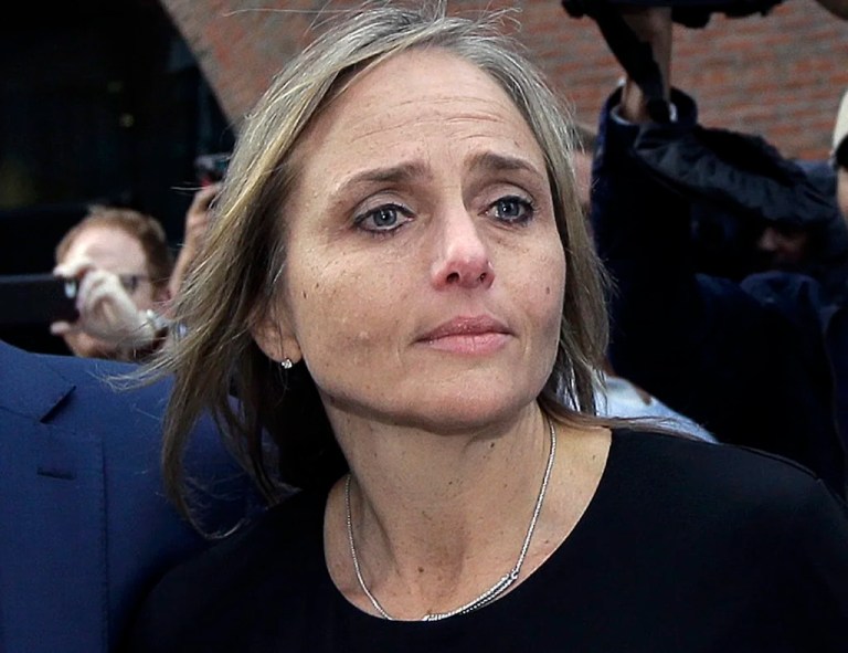 FILE - District court judge Shelley M. Richmond Joseph departs federal court on April 25, 2019, in Boston. Federal prosecutors have agreed to dismiss charges against Joseph, who was accused of helping a man who was living in the U.S. illegally evade an immigration enforcement agent, officials said Thursday, Sept. 22, 2022. (AP Photo/Steven Senne, File)