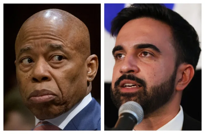 Eric Adams and Zohran Mamdani.