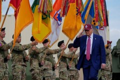Trump announces base renaming and flag burning crackdown during Fort Bragg rally
