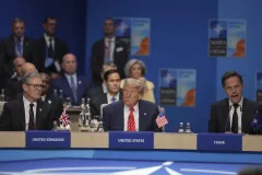 Trump sees ‘very strong’ NATO and says US is with them ‘all the way’