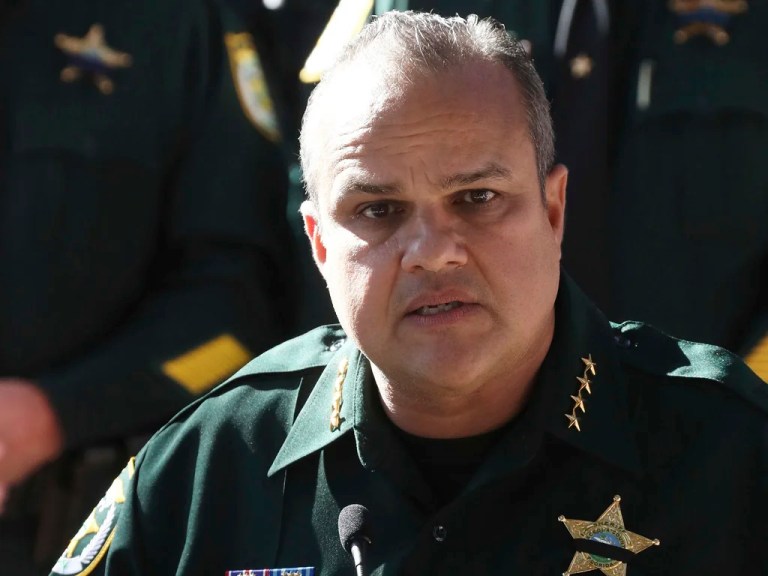 This 2021 photo shows Osceola County Sheriff Marcos Lopez.