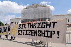 Appeals court questions how to interpret constitutional language for birthright citizenship