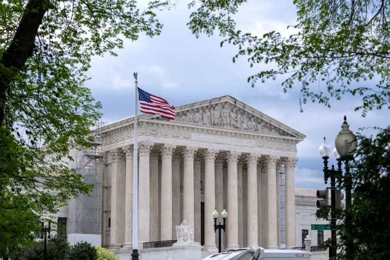 Supreme Court is seen on Capitol Hill in Washington, April 25, 2024.