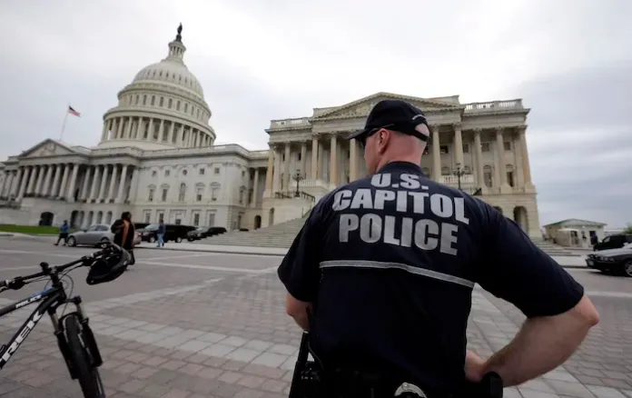 Police arrest man with gun on Capitol Hill grounds