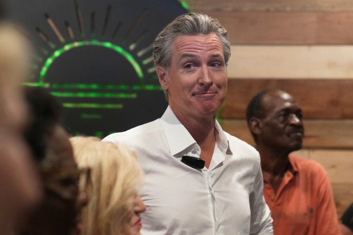 Gavin Newsom’s
‘brat summer’ redux