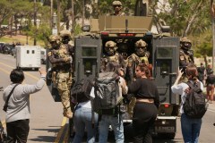 Four arrested for using ‘improvised devices’ to damage Border Patrol vehicles in Los Angeles