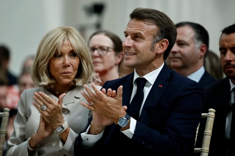 Macrons file lawsuit against conservative commentator Candace Owens over claims French president’s wife is a man