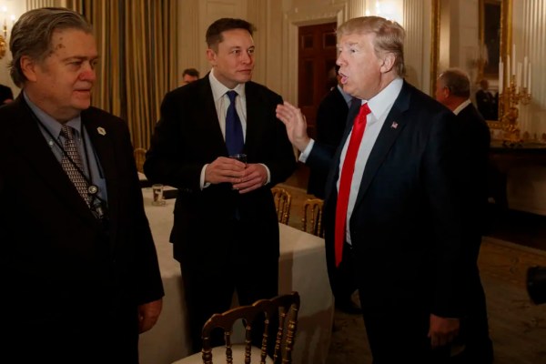 Musk claims Steve Bannon is on Epstein client list after DOJ denies file exists