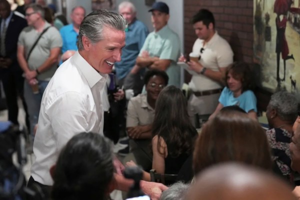 Newsom faces backlash for South Carolina trip