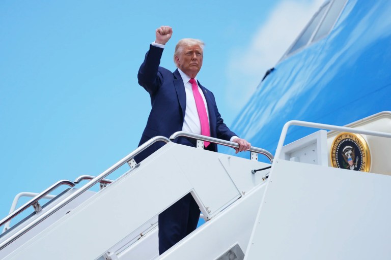 Trump’s Scottish homecoming complicated by possible protests and ethics complaints