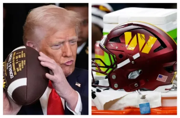 Trump threatens to block Commanders DC move if team doesn’t change name to Redskins