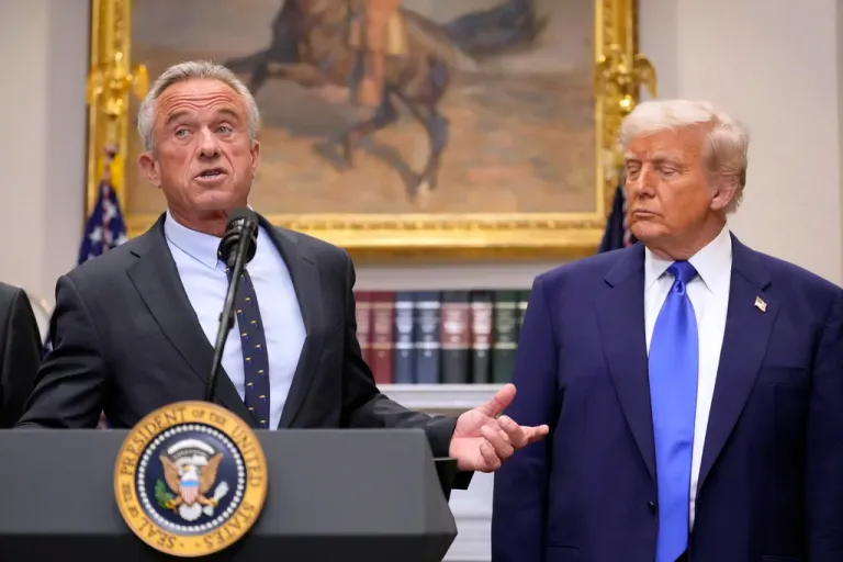 Health and Human Services Secretary Robert F. Kennedy Jr., speaks after President Donald Trump signed an executive order related to drug prices, in the Roosevelt Room of the White House in Washington, Monday, May 12, 2025, in Washington.