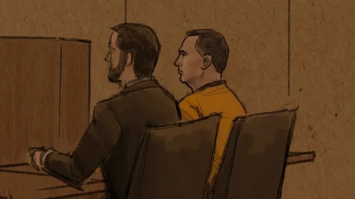 Vance Beolter in courtroom 