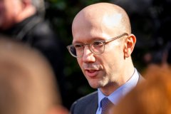 Former Biden aide Ian Sams arrives for House Oversight autopen interview