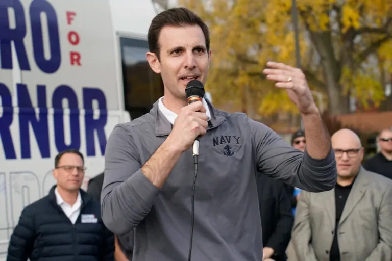 Chris Deluzio speaking at a campaign rally.
