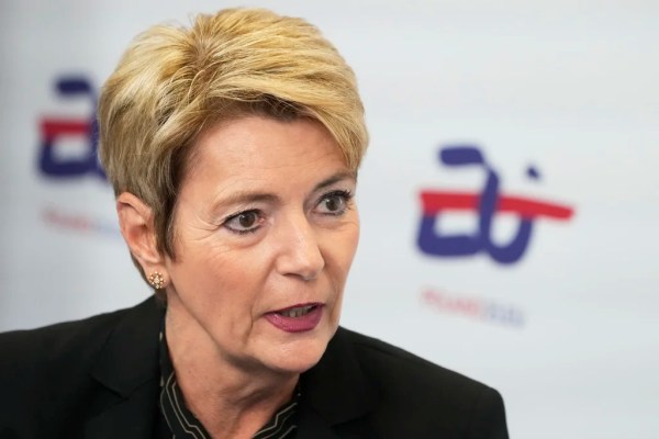 Swiss President Karin Keller-Sutter flies to Washington hoping for better tariff deal with Trump